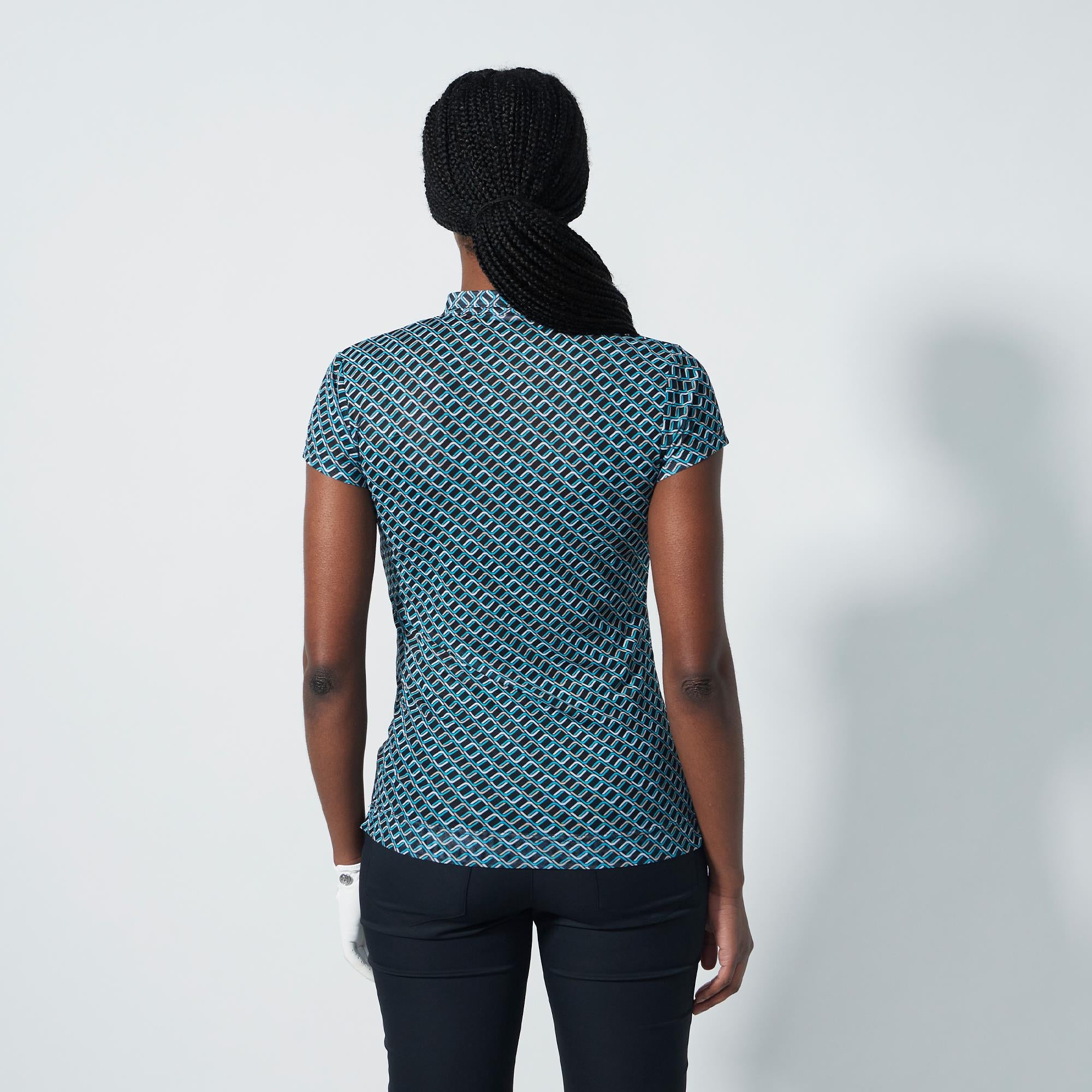 Daily Sports Valente Ladies Golf Polo Shirt Geo Tribe